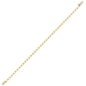 18B005-800 | 18ct Yellow Gold 8.00ct Rub-over Natural Diamond Line Bracelet