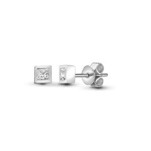 18E025-020 | 18ct White Gold 20pts Natural Diamond Earrings