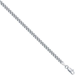 ACN021A-18 | JN Jewellery 925 Silver Cuban 3.3mm Gauge Chain