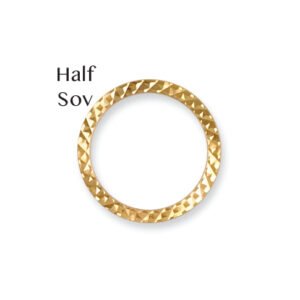 JFD048 | 9ct Yellow Gold Half Sovereign Bezel