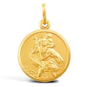 JPM003 | 9ct Yellow Gold St Christopher Pendant