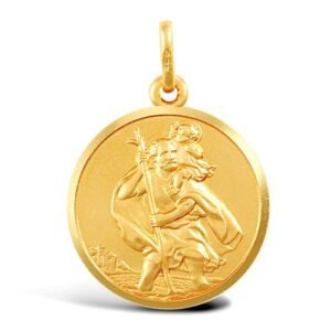 JPM004 | 9ct Yellow Gold St Christopher Pendant