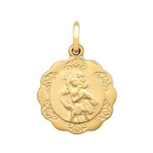 JPM008 | 9ct Yellow St Christopher Pendant
