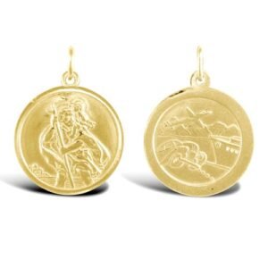 JPM035 | 9ct Yellow Gold St Christopher Pendant