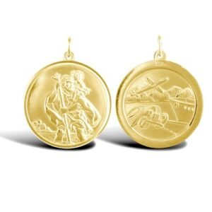 JPM036 | 9ct Yellow Gold St Christopher Pendant