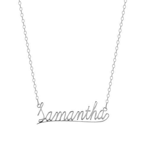 SNP017 | 925 Silver Personalised Nameplate